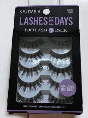 Lashes For Days Makeup Beauty  5 Pack ProLash Cosmania Wispies